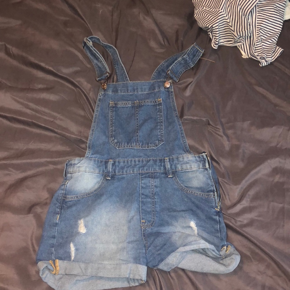 Forever 21 Denim Overalls